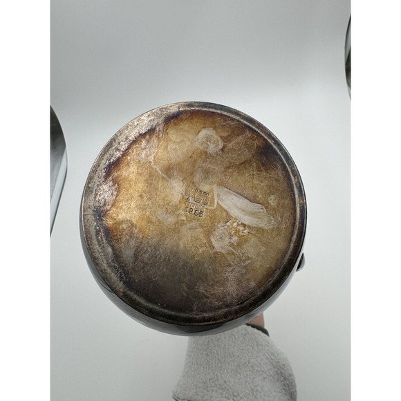 Vintage Teapot Silverplated MCM Coffee Pitcher L. B. Smith 1806 - Picture 6 of 6